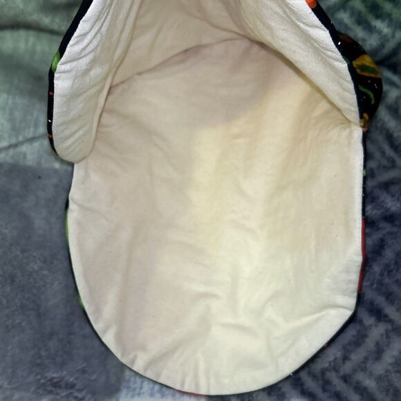 Handmade Extra Large Tortilla Warmer - 100% Cotton - Chili Pepper Design - Picture 2 of 2
